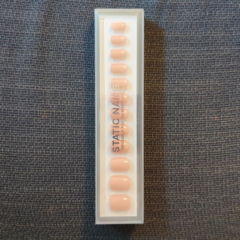 Static Nails - Square in Fetish (Light Pink) NWOT